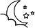 moon and stars icon