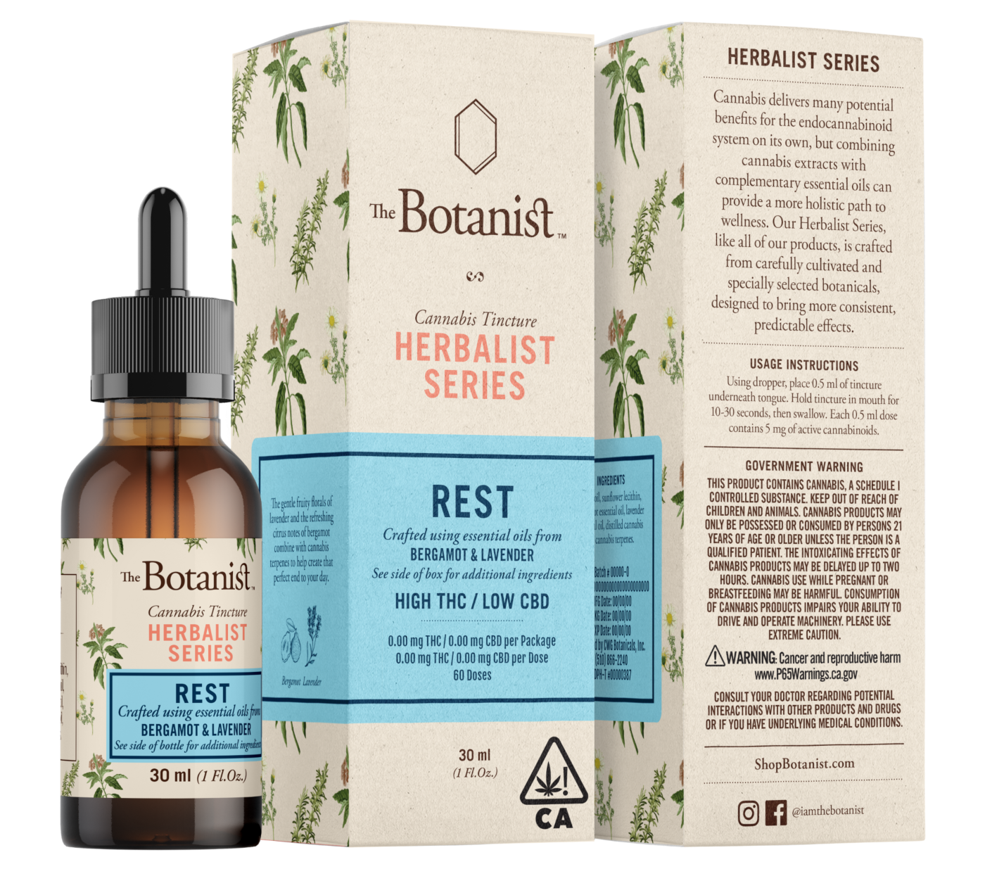 Botanist Rest Tincture & Box Shot